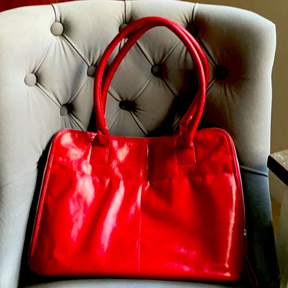 Latico Red Leather Handbag